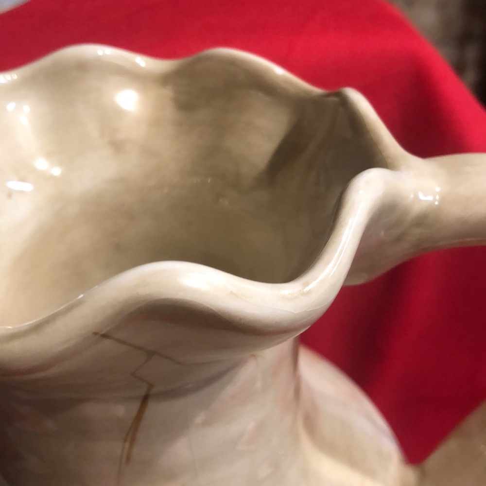 Cabernet Hand Painted Ceramic Pitcher - Picture 9 of 11